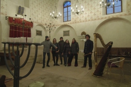 Rehearsals at Synagogue Turnov, January 2015